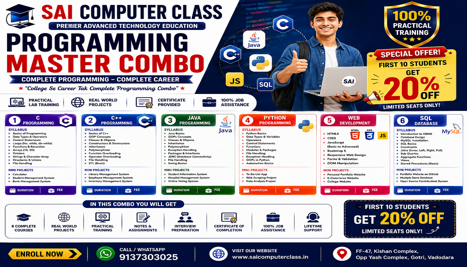 02 PROGRAMMING MASTER COMBO COURSE
